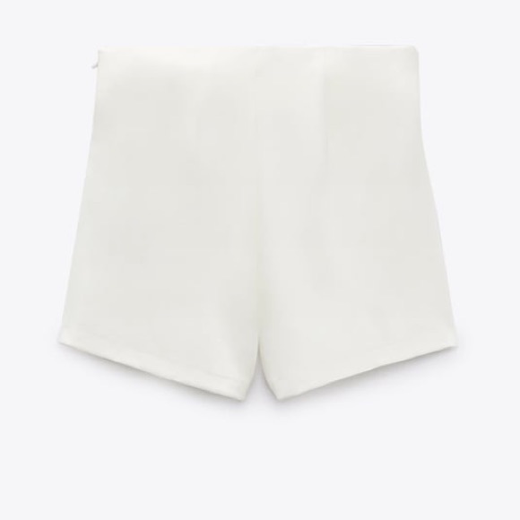 Zara white assymetrical skort XS - Picture 3 of 5